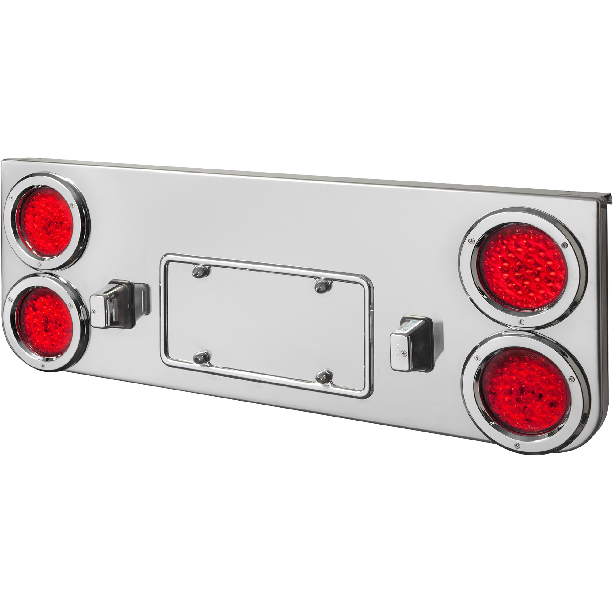 Roadmaster Rear LED Light Center Panel, Round, Red, Model# 0471S-3B